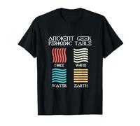 Ancient Geek Tabla Periódica De Elementos Símbolos Química Camiseta