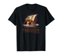 Ancient Greek Trireme - Thucydides Quote Freedom - History Camiseta