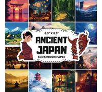Ancient Japan Scrapbook Paper Collection: Decorative Double-Sided Japanese Historical Craft Papers for Junk Journals, Ephemera, Card Making & Mixed Media Projects