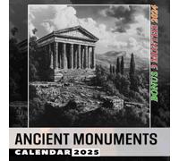 Ancient Monuments 2025: Explore Over a Year of Timeless Monumental Wonders, Ideal for Thoughtful Planning in a Large Format