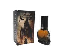 Ancient Patchouli - Perfume en botella de spray Skull, 8 ml, envejecido durante un año, larga duración, alta calidad
