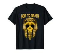 Ancient Pharaoh Egyptian Hot To Death Sunglass Winged Ankh Camiseta gráfica económica