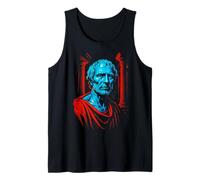 Ancient Philosopher Bust Stoic Roman Greek Wisdom Camiseta sin Mangas