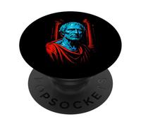 Ancient Philosopher Bust Stoic Roman Greek Wisdom PopSockets PopGrip Adhesivo