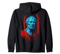 Ancient Philosopher Bust Stoic Roman Greek Wisdom Sudadera con Capucha