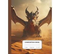 Ancient Sand Dragon Journal | College Ruled Writing Notebook | Epic Bronze Fantasy Creature Cover | Gift for Teens Students & RPG Fans: Forged in heat, shadow, and untamed legend