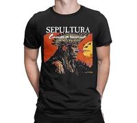 Ancient Sepultura Rock Band T-Shirt Black M