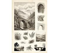 Ancient Stone Bridge in Mist Notebook: Lined Journal for Writing, Reflection and Creative Expression with Mystical Medieval Architecture Cover: 116 ... Notes, Poetry, Sketches and Daily Thoughts