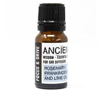 Ancient Wisdom 10 ml Aromaterapia Car Blend - Focus & Drive