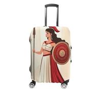 Ancient Wisdom and War Athena - Funda de equipaje de viaje, lavable, antiarañazos, protector de maleta, Estilo:, S