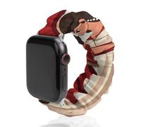 Ancient Wisdom And War Athena Scrunchie - Correa de repuesto elástica suave compatible con Apple Watch, 38mm/40mm, Acero inoxidable, No es una piedra preciosa