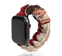 Ancient Wisdom And War Athena Scrunchie - Correa de repuesto elástica suave compatible con Apple Watch, 38mm/40mm, Acero inoxidable, No es una piedra preciosa