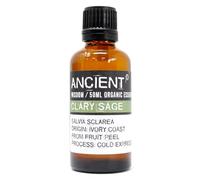 Ancient Wisdom Clary Sage Organic Essential Oil 50ml