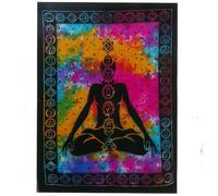 Ancient Wisdom Cotton Wall Art - Chakra Buddha