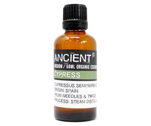 Ancient Wisdom Cypress Organic Essential Oil 50ml