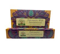 Ancient Wisdom Incienso Namaste Mandala Masala - Tradicional de India Agarbathi - Hecho a Mano - 1 cajetilla - HOSTENATURA (Palo Santo Y Sandalo)