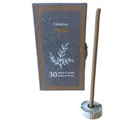 Ancient Wisdom Kit Incienso Sughandit Dhoop del Himalaya - Kit Regalo Incienso Tibetano - 100% Natural - 30 barritas en cajita con un Porta Incienso (Frankincense)