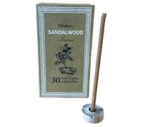 Ancient Wisdom Kit Sughandit Dhoop del Himalaya - Kit Regalo Tibetano - 100% Natural - 30 Barritas en Cajita Con Porta Incienso (Sándalo)