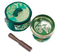 Ancient Wisdom Mini Singing Bowl Gift Set - Green