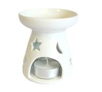 Ancient Wisdom Quemador de Esencia Luna y Estrella Blanco M