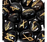 Ancient Wisdom Runes Stone Set in Pouch - Fancy Jasper