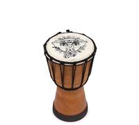 Ancient Wisdom Tambor Djembe Hecho a Mano - 20cm