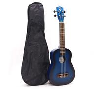 Ancient Wisdom Ukelele Artesanal - Acabado Blue Sunburst (4 Cuerdas)