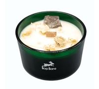 Ancient Wisdom Vela Mágica con Flores y Gemas Hop Hare - Vela Cera de Soja hecha a mano - 8,8x5cm (El León)