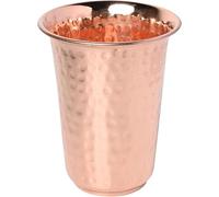 ANCIENTIMPEX Vaso jugoso Martillado de Cobre Puro, Lacado, sin Forro y sin Recubrimiento, 300 ml, para Beneficios para la Salud del Ayurveda