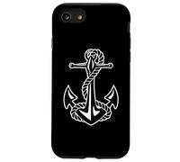 Ancla clásica de Barcos náuticos con ilustración de Cuerda Carcasa para iPhone SE (2020) / 7/8