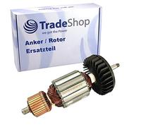Ancla con ventilador para amoladora angular Makita GA7020 GA9020 GA7020S GA9020S - sustituye a 517793-7 / repuesto del rotor del motor para recambio