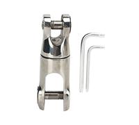 Ancla de Barco Giratoria, Conector de Cadena Acero Inoxidable 316 a Prueba de óxido 3/8 pulg. -1/2 pulg. Acabado Brillante Ajuste para 10 a 12 Mm 1/2 pulg.