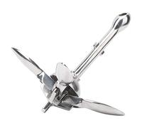 Ancla de garfio plegable, resistente acero inoxidable 316, ancla barco pesca plegable para botes de goma, canoas, yates y actividades de remo