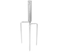 Ancla de Paraguas de Acero Inoxidable, Portátil, para Playa y Jardín | Base Plata Ligera, Resiste Vientos Fuertes, para Barco y Parasol, Uso en Patios y Costas