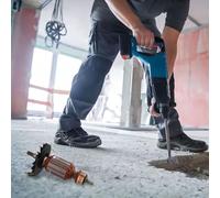 Ancla de repuesto para martillo giratorio DFV 2-28D y 2-28 - Armadura de 7 dientes, construcción de metal, compatible con Elec