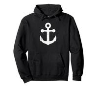 Ancla de Vela, capitán nómada, Viajes, Regalo de Barco Marino Sudadera con Capucha