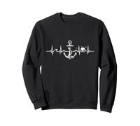 Ancla Latido del Corazón Océano, Marinero Sudadera