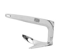 Ancla para barco, 2 kg 4.4 lbs Ancla para barco de acero inoxidable 316 Ancla de garra de acero inoxidable Anclaje fijo para barco