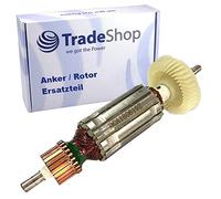 Ancla/rotor/motor de repuesto/corredor/colector/paquete de polos con ventilador para amoladora angular Bosch GWS 1400 3 601 H24 8P0 3 601 H24 8R0