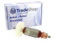 Ancla/rotor/motor de repuesto/corredor/colector/paquete de polos con ventilador reemplazado 517403-6 para martillo perforador Makita como HR2410 HR2420