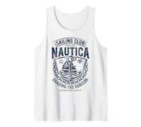 Ancla Vintage del Nautica Sailing Club Chasing The Horizon Camiseta sin Mangas