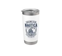 Ancla vintage del Nautica Sailing Club Chasing the Horizon Vaso térmico de acero inoxidable de doble pared