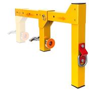 Anclaje ajustable sin perforación, abrazadera de anclaje para protección contra caídas en parapetos de hasta 15in de espesor, carga máxima de 140 kg, anclaje para mar-cos de puertas