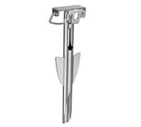 Anclaje de acero inoxidable para embarcaciones, 43 x 11,5 x 4 cm, estaca de arena resistente para kayak, canoa y barcos pequeños, diseño en espiral para un agarre profundo en arena/barro, fácil