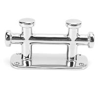 Anclaje de bolardo marino Double Cross, cornamusa amarre acero inoxidable 316 alta resistencia, cornamusas muelle 5,7 x 3, pulgadas for yates