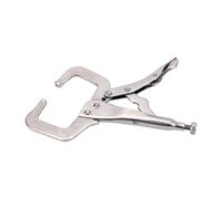 anclaje de cierre pesado tipo c, Alicates de bloqueo Abrazadera C Almohadilla giratoria con espacio de 6 '' y 55 mm ajustable for soldadura de madera(Fixed Head)