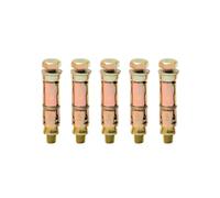 Anclaje de escudo de expansión de acero al carbono de alta resistencia con perno hexagonal para muros de hormigón - M6 M8 M10 M12, sujetador para instalación de bloqueo a tierra(M8-5PCS)