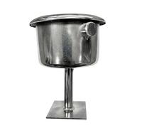 Anclaje de línea de carril incrustado resistente a la corrosión Con Placa Base Rectangular Horizontal Y Vaso Divisor de Carril Incrustado De Acero Inoxidable