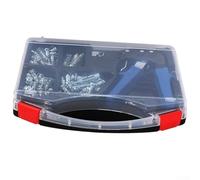 Anclaje de pared hueco, juego de remaches de 72 piezas M-4 M6 M8 M10, herramienta de tracción de tablero de madera para paneles de yeso, instalación sin esfuerzo (72 piezas/juego)