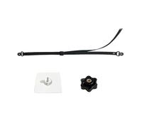 Anclaje de pared para muebles, 10 correas de seguridad ajustables para TV, adhesivos sin taladro, anclajes para muebles para pantallas planas que se fijan a la pared